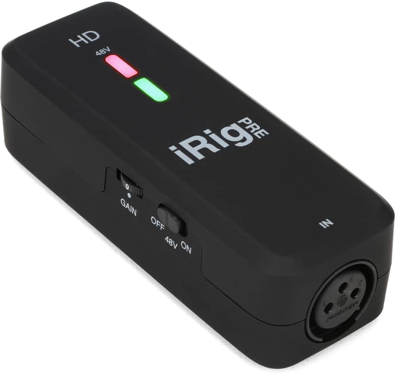 IK Multimedia iRig Pre HD iOS Microphone Preamp & Interface image 1