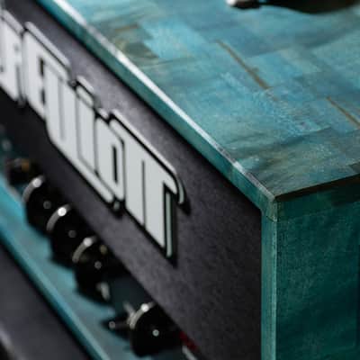 Brelliott BBB-50 Custom - Deep Sea Green hardwood cabinet image 2