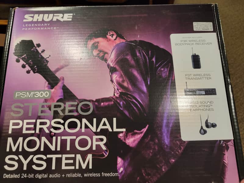 Shure PSM 300 Wireless IEM System (J13 Band) image 1