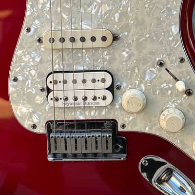 Fender American Double Fat Stratocaster with (Scalloped) Rosewood Fretboard 2000 - 2002 - Candy Apple Red image 5