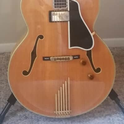 Gibson Super V CES 1980 Custom Natural Blonde Single Wes Montgomery Humbucker image 1