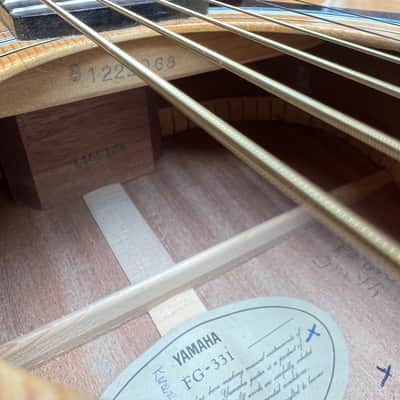 Yamaha FG-331 Grand Concert 1978 - 1981 - Natural image 11
