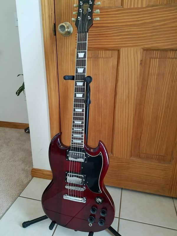 Samick SG 450 Artist Series With Hard Case | Reverb