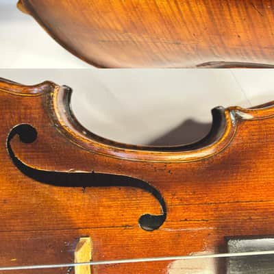 VINTAGE / OLD / ANTIQUE 16” Viola + Solid Case - Deep Resonant Tone | Master Setup | Free Worldwide Shipping - Youtube Videos ビオラ 中提琴 image 6