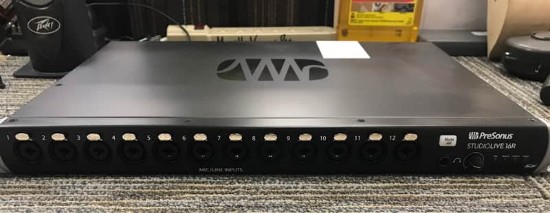 PreSonus StudioLive 16R 16-Channel Rackmount Digital Mixer 2017 - Present - Black image 1