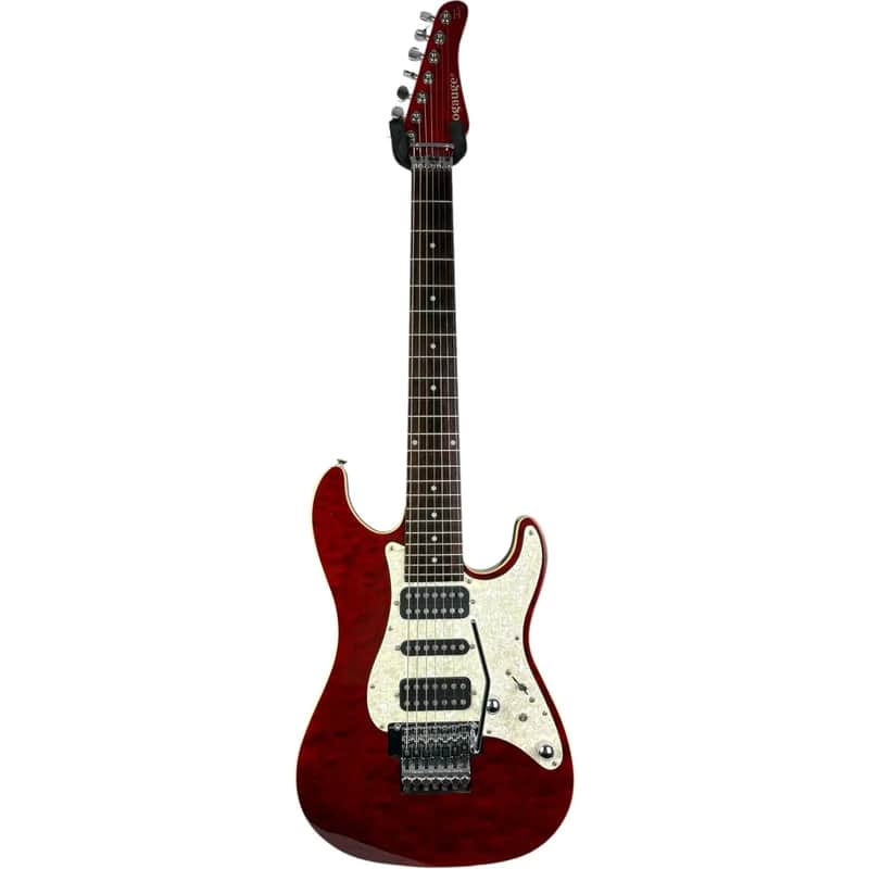 Schecter Japan Progauge 7-String PS600 - Translucent Cherry | Reverb