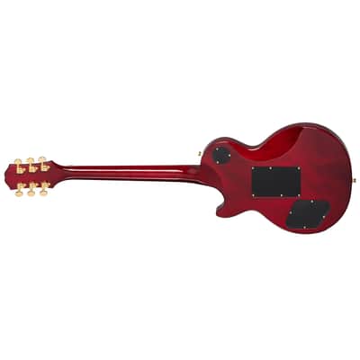 Epiphone Alex Lifeson Les Paul Custom Axcess Quilt - Ruby image 7