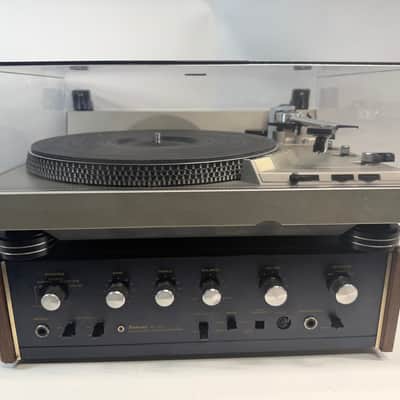 Sansui AU-505 + Technics SL-1950 Turntable Vintage Stereo System Tested image 2