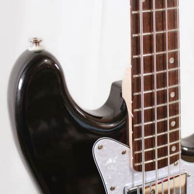 Squier Paranormal Rascal Bass HH Short Scale Electric Bass in Metallic Black image 5