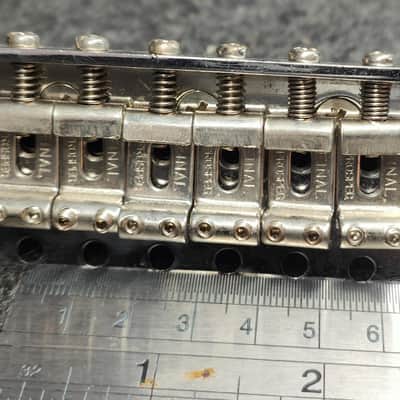1982 Tokai "Final Prospec" NOS Stratocaster Tremolo Bridge (Chrome) image 8