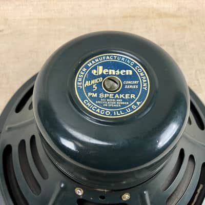 Vintage 1959 Jensen 12" Alnico 5 PM Concert Series Speaker Needs Recone 1950's image 6
