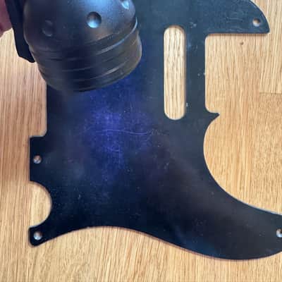 Vintage 1950 1951 1952 1953 1954 Fender Blackguard Telecaster Broadcaster Nocaster Pickguard Original Bakelite w/ Nitro Lacquer 5 Hole Single Ply image 4