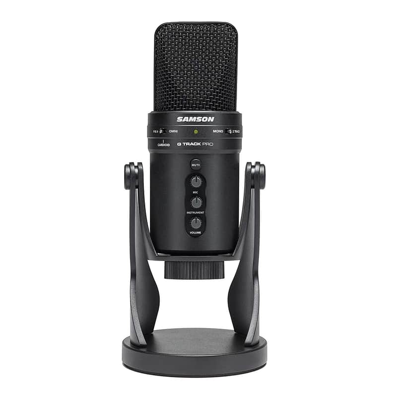 Samson G-Track Pro Professional USB Condenser Microphone with Audio Interface NEW image 1