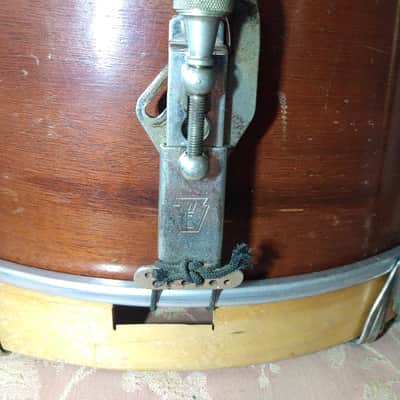WFL 10x14 Parade Snare 1940s, 50s - Mahogany image 6