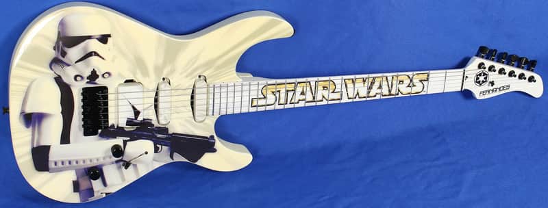 Fernandes Retrorocket Star Wars Guitar Collection Darth Vader Yoda