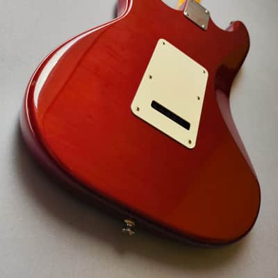 Fender MIM Stratocaster with Maple Fretboard 1996 - 2000 - Candy Apple Red image 9