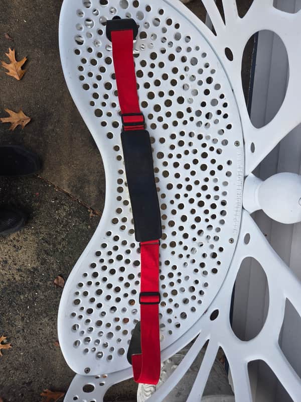 Rondo Music Guitar Strap 2000 - Red Cloth image 1