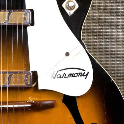 Harmony H54 Rocket 1959 - 1967 - Brown Sunburst image 6