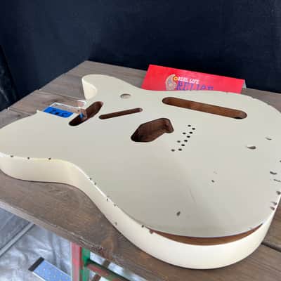Real Life Relics Genuine Fender CLASSIC SERIES 60'S TELECASTER® SS ALDER BODY VINTAGE BRIDGE MOUNT - OLYMPIC WHITE #1 image 5