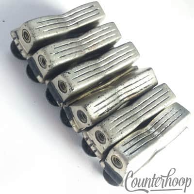 *Ludwig WFL 6x Bow-Tie Snare/Tom Drum Lugs Nickel Club Date/Pioneer 50s-60s USA* image 2