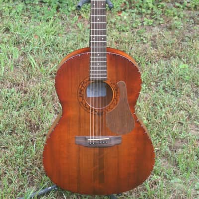 2008 Yairi R2AN Antique Processed OOO size Acoustic Guitar (Limited edition) - Natural+Yairi Hard Case plus more image 3