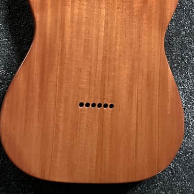 lefty left handed Fender Mod Shop Mahogany Telecaster guitar body American Professional image 5