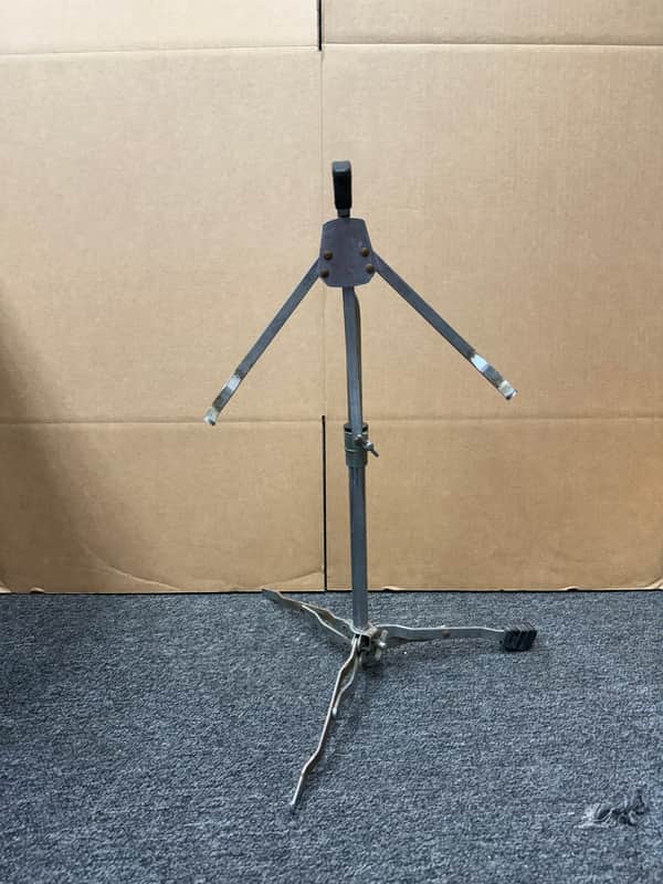 Vintage Snare Drum Stand – Adjustable Tripod – Project / Parts – Poor Condition image 1