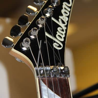 JACKSON DK2 DINKY MIJ  1996 2-Tone Black and w/tan neck image 10