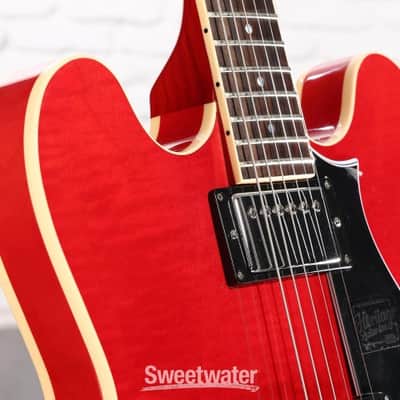 Heritage Standard II H-535 Semi-hollowbody Electric Guitar - Trans Cherry (H535StdIITChd1) image 6