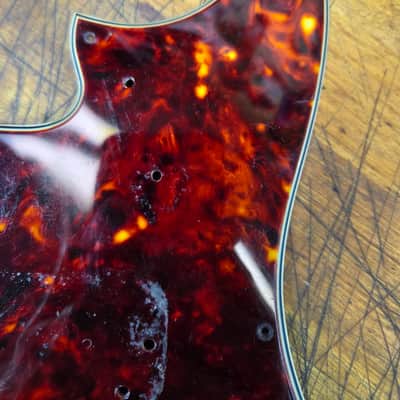 Vintage RARE 1966 Harmony H25 Bass Guitar Pickguard with Selector Switches Luthier Parts image 5