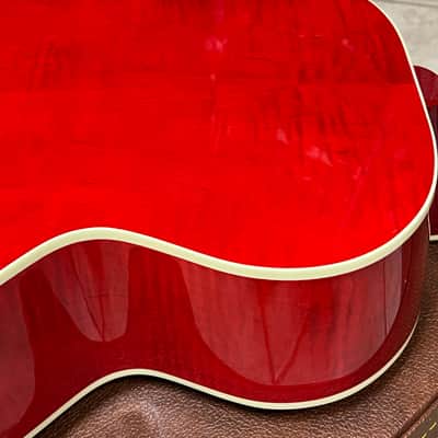 2025 Gibson Custom Everly Brothers J-180 Acoustic Guitar Cherry Red image 9