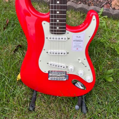 Fender Hybrid II Stratocaster New - Modena Red image 1