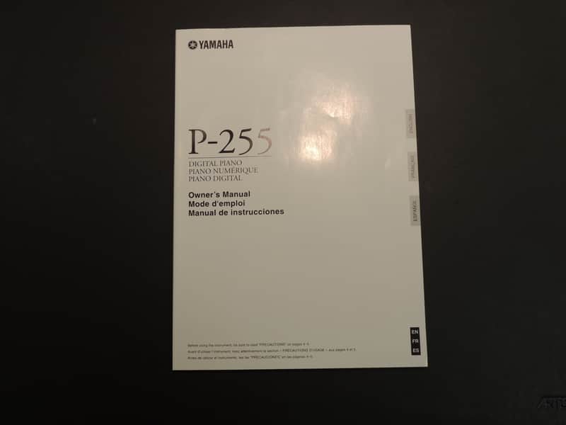 Yamaha P-255 Owner's Manual [Three Wave Music] image 1