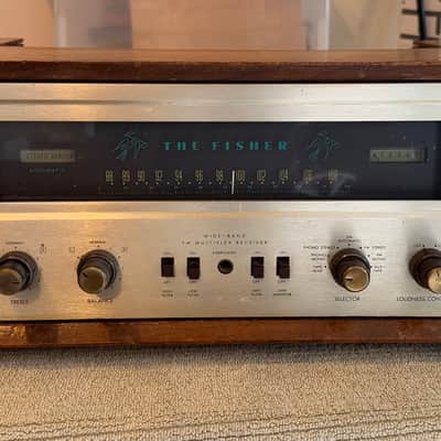 Fisher 500C Stereo Tube FM Receiver Vintage 1960s, Wood Cabinet, Tested working, cabinet is not attached image 6