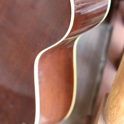 Yamaha sj-180 acoustic guitar - natural image 8