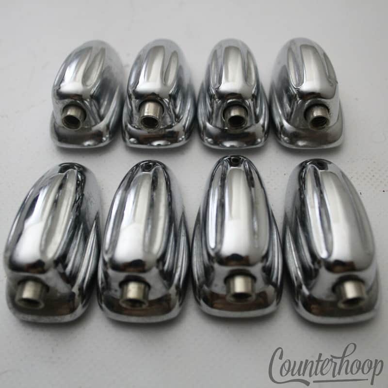 *Slingerland 8x Small Sound King 3Ply Lugs Tom/Snare Drum Hex Chrome USA 70s-80s image 1