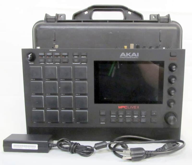 Used Akai MPC Live II Standalone Sampler / Sequencer W/ Built-In Monitors and Pelican Case VGC image 1