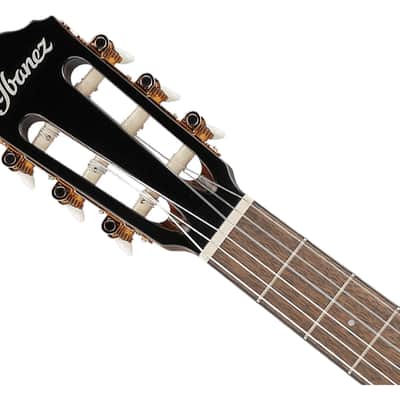 Used Ibanez AEG50NBKH AEG Acoustic Guitar - Black High Gloss image 4