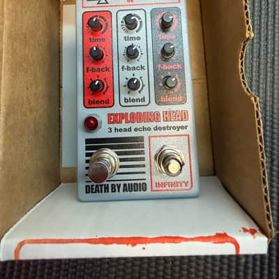 Death By Audio Exploding Head 2022 - Grey / Red image 8