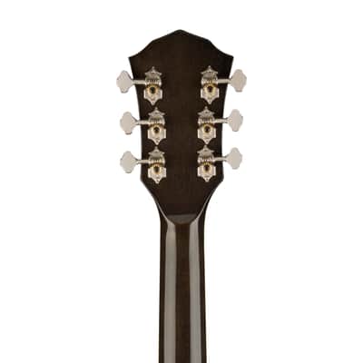 Fender FA-235E Acoustic Guitar, Walnut FB, Mocha Burst image 8