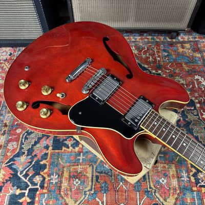 Yamaha SA700 Semi Hollowbody ES335 Type Persimmon Red 1979 image 9