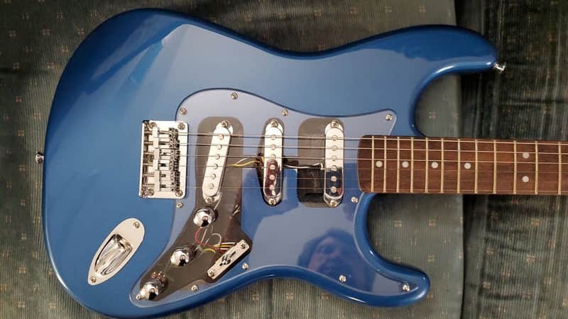 ~Cashified~ Squier StratoCaster with Clear Pickguard(Check out  the Electronics) image 1