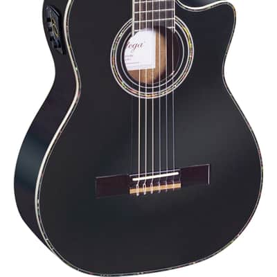 ORTEGA RCE141BK Nylon Elektro-Akustik-Gitarre 4/4 inkl. Gigbag schwarz image 2