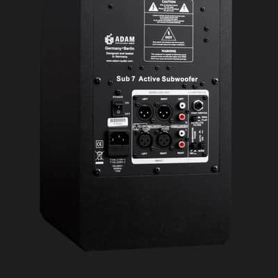 NOS Adam Audio F5 Active Nearfield Monitors (Pair) and Sub7 Subwoofer image 4