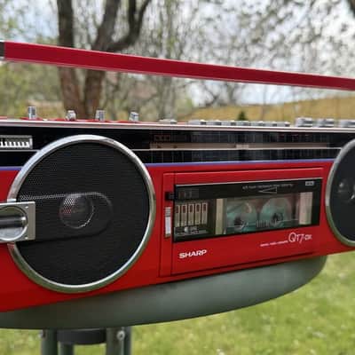 SHARP QT-7DX(R) Rare Vintage Cassette Boombox Getto blaster Serviced Warranty image 4