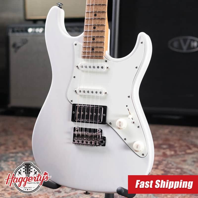 Suhr Pete Thorn Signature Traditional 90 Electric Guitar - Trans White with Gig Bag image 1