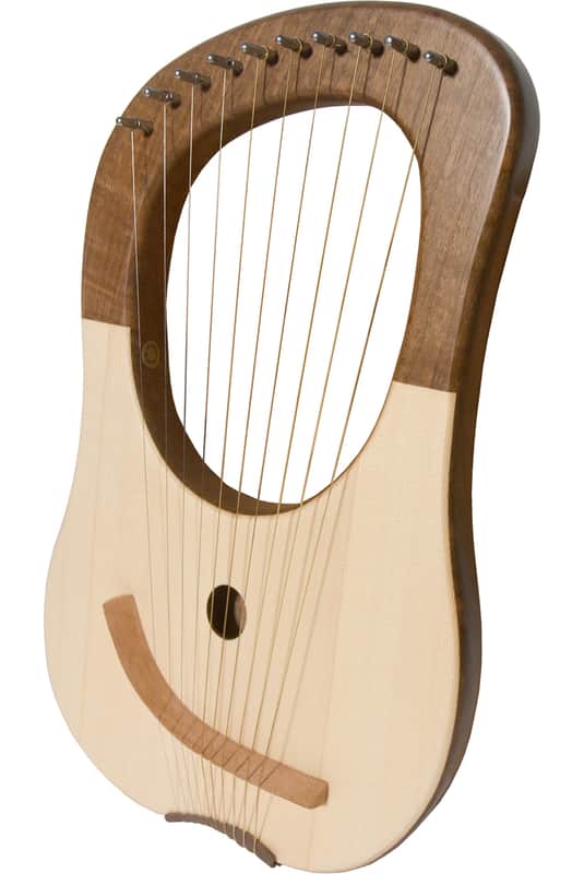 Mid-East 10-String Lyre Harp - Walnut image 1