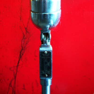 Vintage RARE 1940's Pierce 85 model / Electro-Voice 630 Dynamic Microphone w period E.V stand image 6