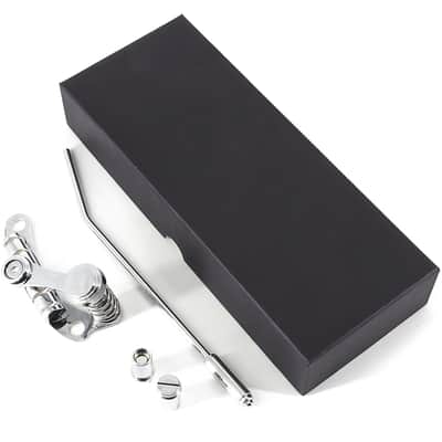 Tremolo Tailpiece Bridge System for SG LP, Fits Les Trem II - Silver image 6