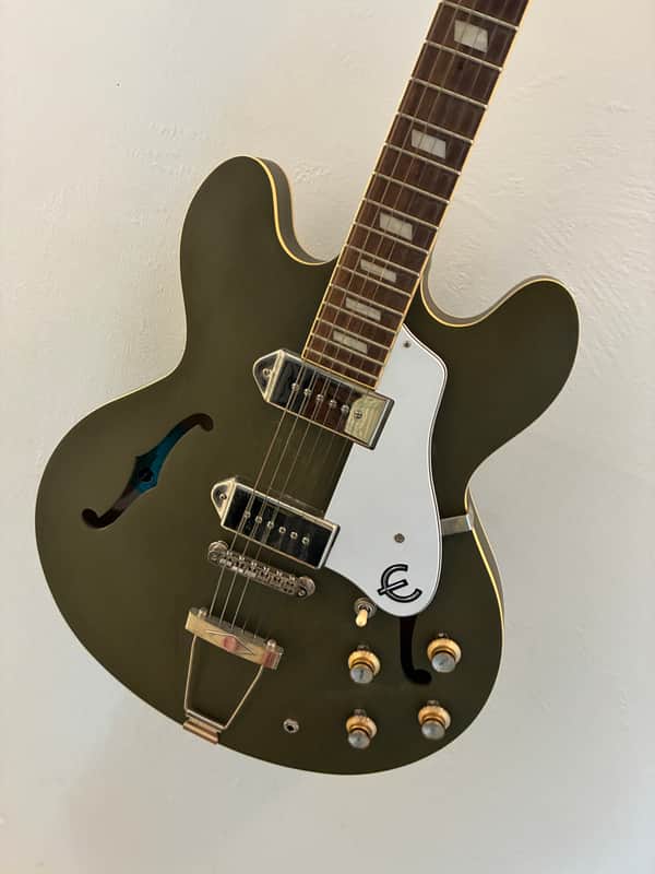 Epiphone CASINO WORN 2021 - OLIVE WORN
